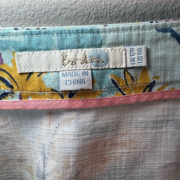 Boden Multicolor A-Line Skirt - Picture 10 of 12